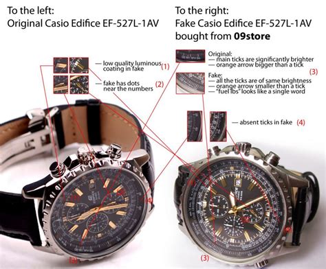 how to spot a fake casio edifice watch|casio edifice.